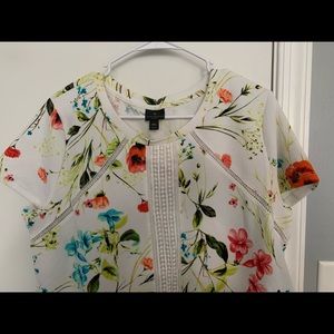 PXL size short sleeve beautiful printed top